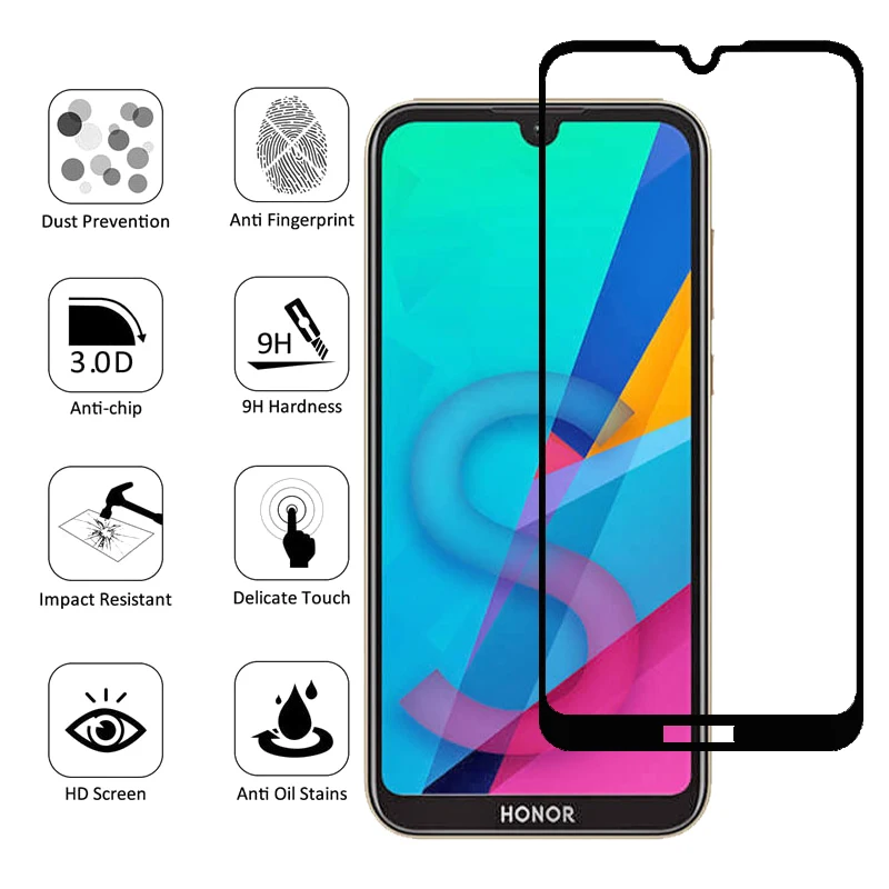 3D защитное стекло на Huawei Honor 8 S протектор экрана для Honor 8X 8C 8 s Закаленное стекло для Honor8s Защитная стеклянная пленка