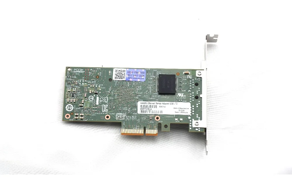 ARUENTEX I350-T2 PCI-E 4X сервер двойной RJ45 Порты и разъёмы Gigabit Ethernet LAN Intel i350AM2 1 г сетевой