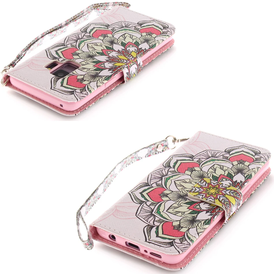 Чехол для телефона s Coque для samsung Galaxy S5 S6 S7 Edge S8 S9 Plus Core Grand J2 Prime чехол TPU+ чехол из искусственной кожи Panda Note 8 B42