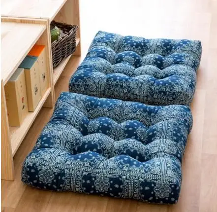 Online Cuscino Imbottito In Tessuto Di Lino Di Cotone Imbottito Grande Cuscino Per Sedile Tatami Rotondo Yoga Meditazione Finestra A Baia Tappetino Per Sedia Tappetino Cuscino Per Schienale