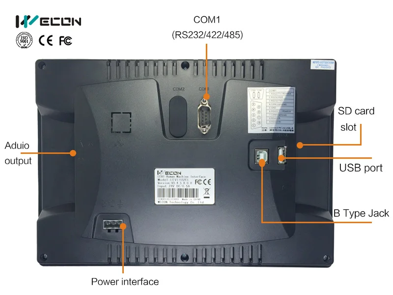 Wecon HMI сенсорный экран и PLC контроллер скидка посылка для нового клиента|screen