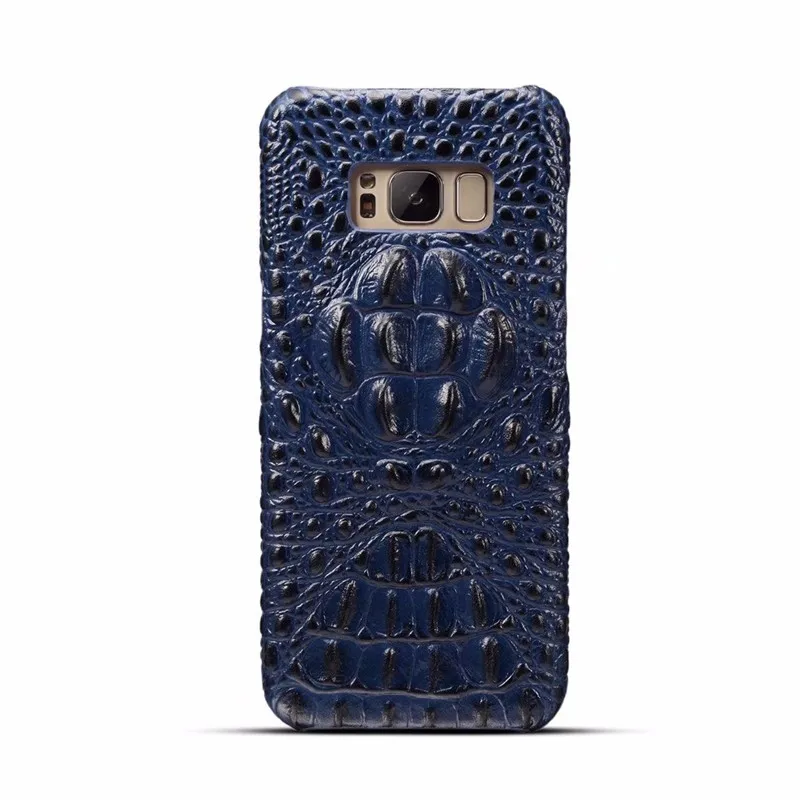 Чехол OUJINUO из натуральной кожи с узором «крокодиловая кожа» для samsung Galaxy S8 Plus S8plus Note 8, роскошная крутая задняя крышка, чехол для телефона