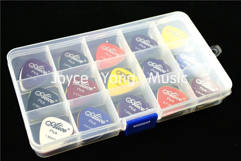 100 шт. Alice акустическая электрическая гитара палочки + 1 большой пластиковый