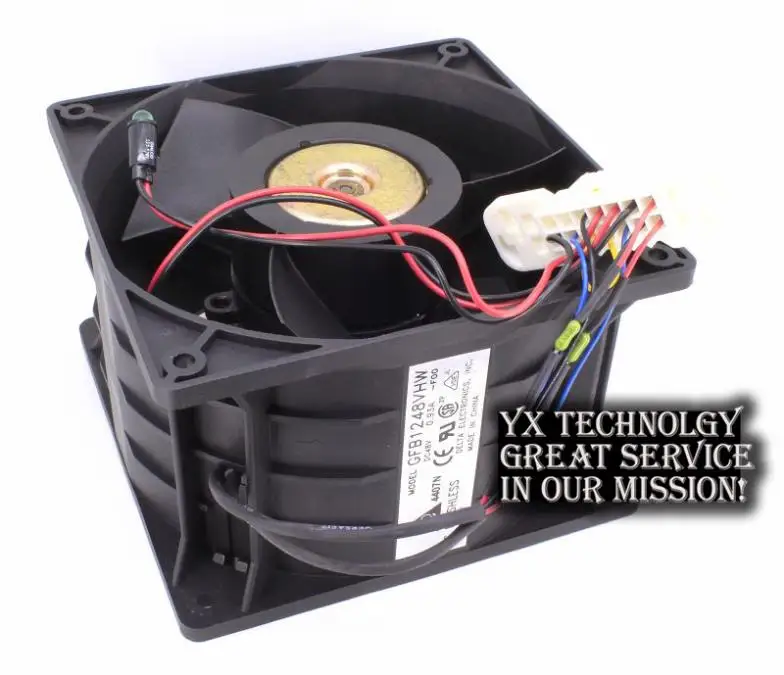 Для Delta 120*120*76 мм 12 см 120 GFB1248VHW DC48V 0.93A серверный вентилятор со светодиодсветильник
