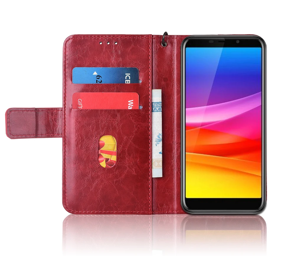 Кожаный чехол-книжка для Jinga Joy PRO Fundas с цветочным принтом 100% специальный