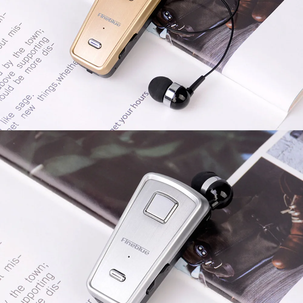 Новинка Fineblue F980 Беспроводная бизнес bluetooth-гарнитура с микрофоном, гарнитура Smart one drag two для смартфона iPhone Xiaomi