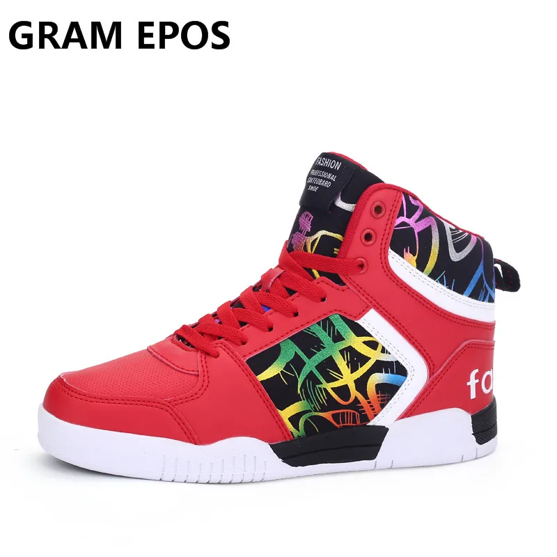 

High Top Couple Shoes Men Casual Shoes Brand Walking Breathable Footwear Male Designer Lace Up Flats Men Student Skateboard Shoe