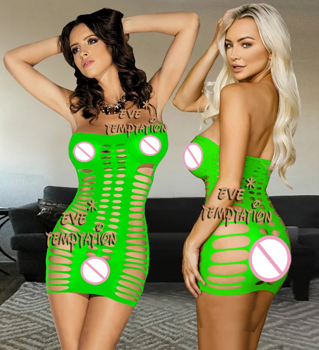 Сексуальная одежда для сна нижнее белье Babydoll сетки цветочные тела чулок искушение Интимная открытая промежность комбинезон ночное платье W007
