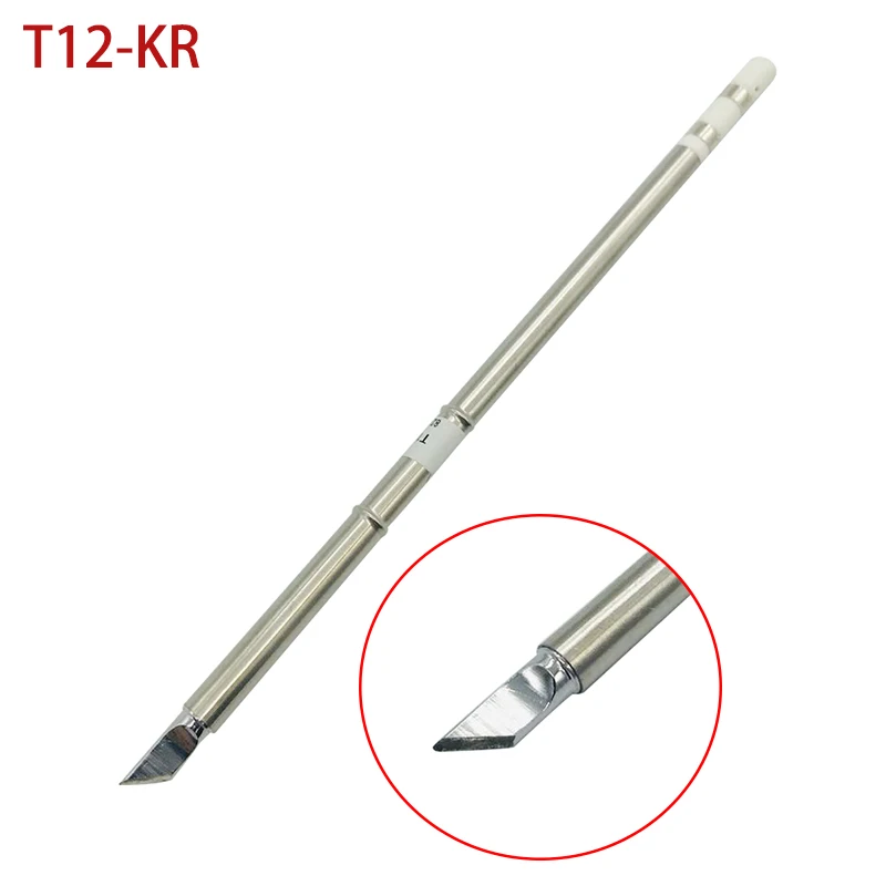 KR T12 K серии паяльник наконечники T12 серии Железный наконечник для Hakko FX951 STC и STM32 OLED Электрический паяльник - Цвет: KR