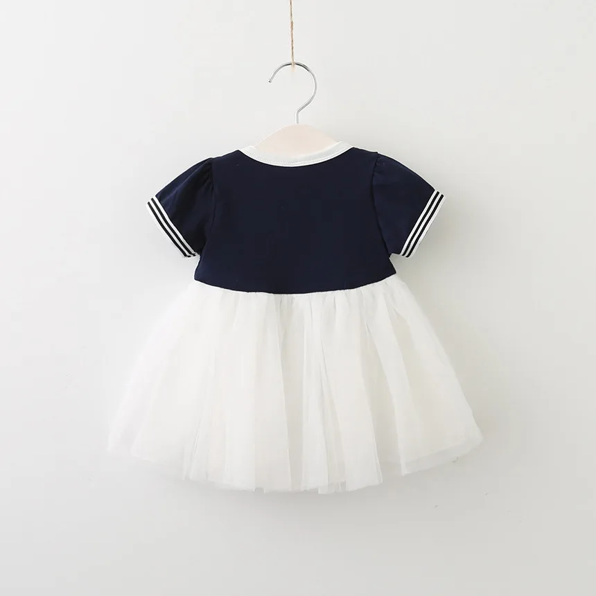 Летние Обувь для девочек платье-пачка милые дети лук Повседневное Платья женщин