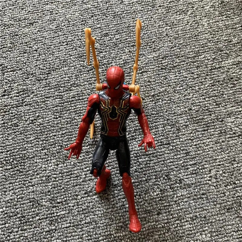 Marvels Мстители эндгейм Супер Герои Фигурки игрушки Железный человек Человек паук