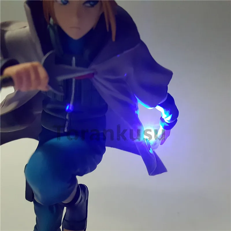 Наруто фигурка Namikaze Minato светодиодный светильник Rasengan модель игрушки Аниме Наруто Shippuden фигурка сасуке Узумаки Наруто 200 мм