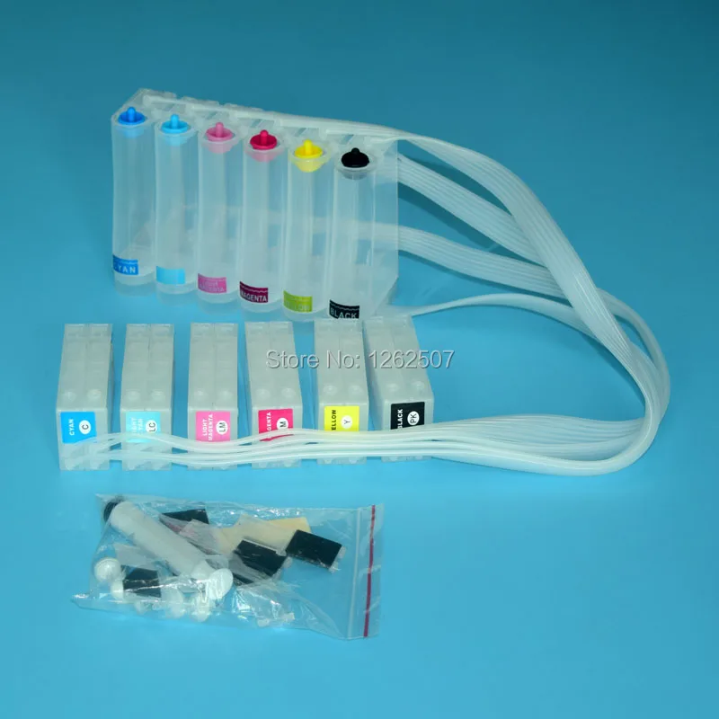 PP100 PP50 Continuous Ink Supply Ciss System With Chip Decoder For Epson PP-100 PP-100AP PP-100II PP-50 PJIC1-PJIC6 Printers |