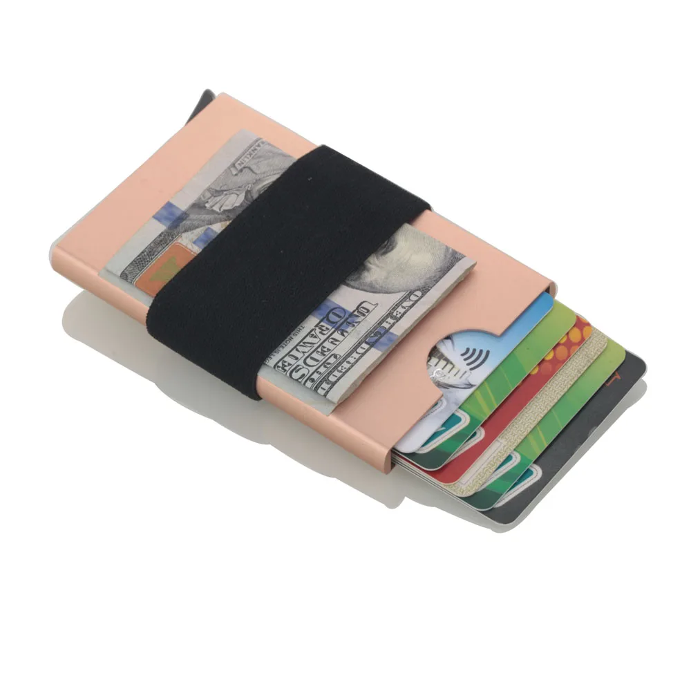 Новый алюминиевый сплав Анти Rfid блокирующий банк держатель для карт ID Чехол Карт