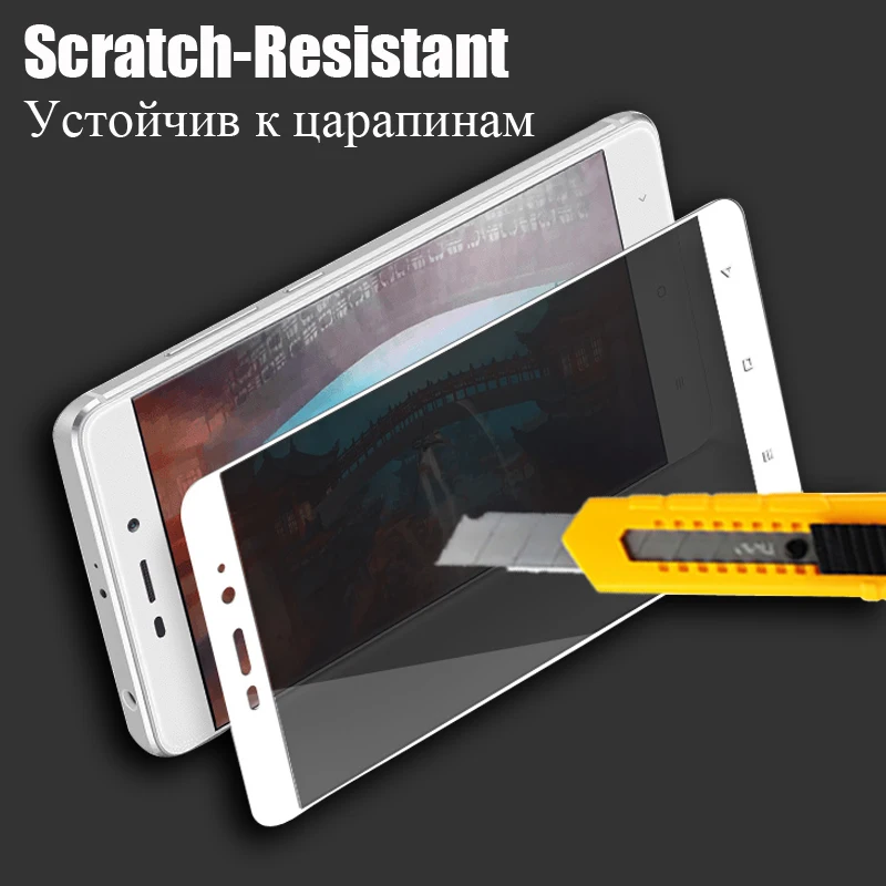 Artisome полное покрытие закаленное стекло для Xiaomi Redmi Note 4 4X Pro защита экрана Защитная