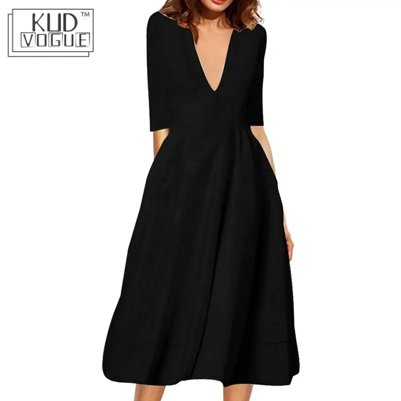 Винтажное осеннее платье для женщин плюс размер сексуальное повседневное