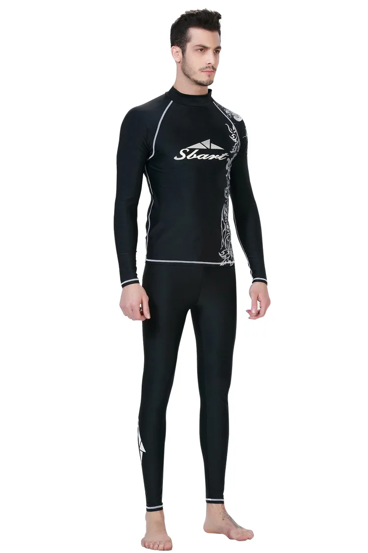 Мужской солнцезащитный купальный костюм куртка одежда для снорклинга с длинными