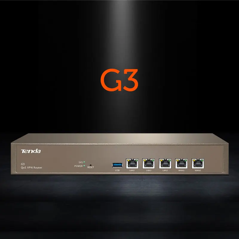 Tenda G3 предприятие маршрутизатор Multi Порты wan PPTP/L2TP/IPSec VPN полосы пропускания QoS