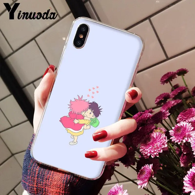 11pro MAX Hayao Miyazaki anime ponyo on the cliff Новый чехол для телефона Fundas iPhone 8 7 6 6S Plus X XS 5 5S SE