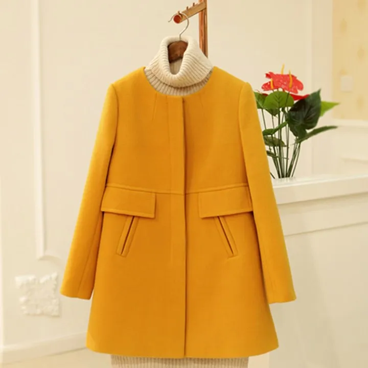 5XL 2019 женское осенне-зимнее модное шерстяное пальто повседневные куртки