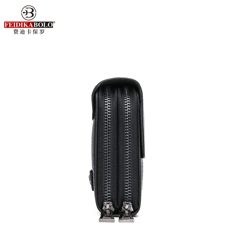 Feidikabolo двухслойный мужской клатч из натуральной кожи хорошего качества летняя