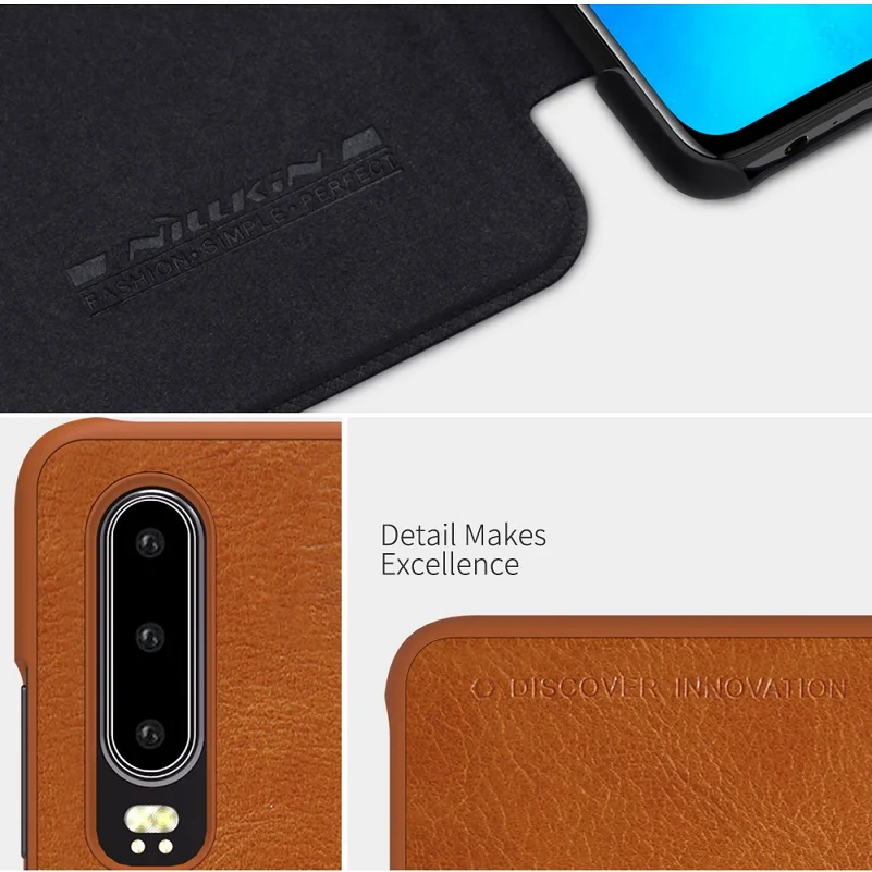Чехол для huawei p30 6 1 ''NILLKIN винтажный Qin откидной кошелек искусственная кожа PC