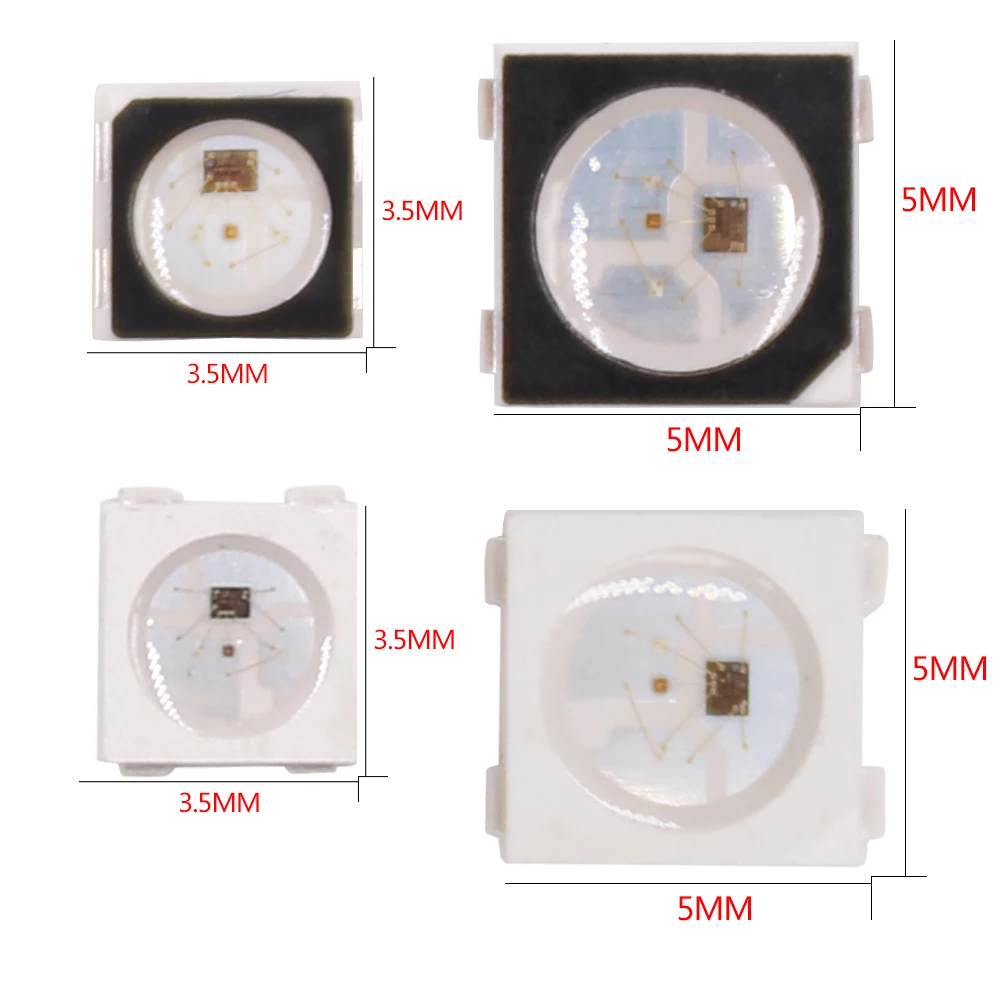 Светодиодный чип SK6812 Mini 3535 5050 SMD RGB цифровые пикселей белого/черного цвета as WS2812B