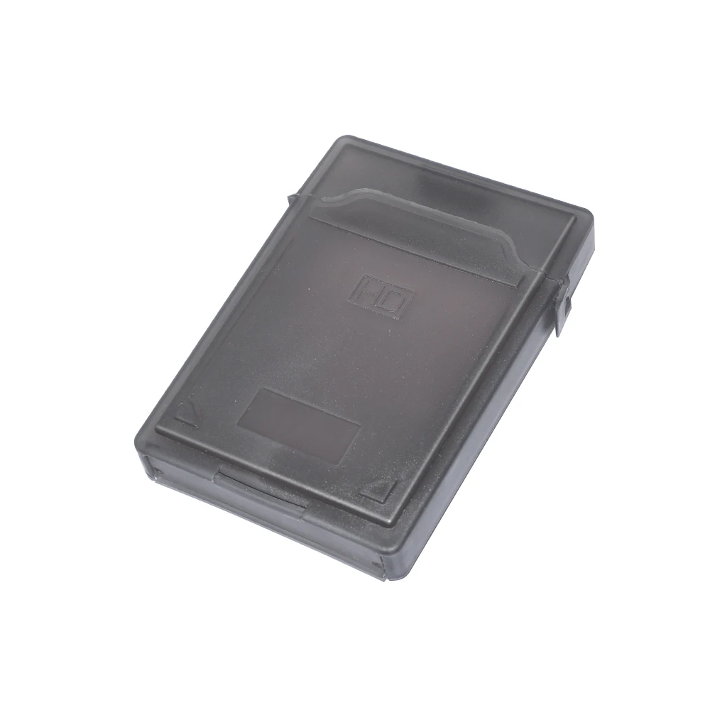 Абсолютно корпус для жесткого диска 2,5 дюймов SATA для USB 2,0 SSD адаптер Коробка для жесткого диска для HDD SSD Поддержка до 2 ТБ - Цвет: Gray