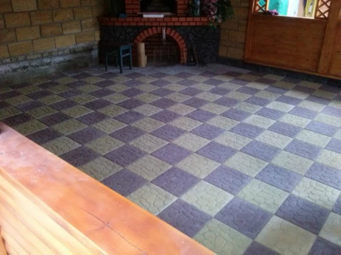 Жесткая прессформа из АБС пластика для садовой тротуарной плитки бетона галька