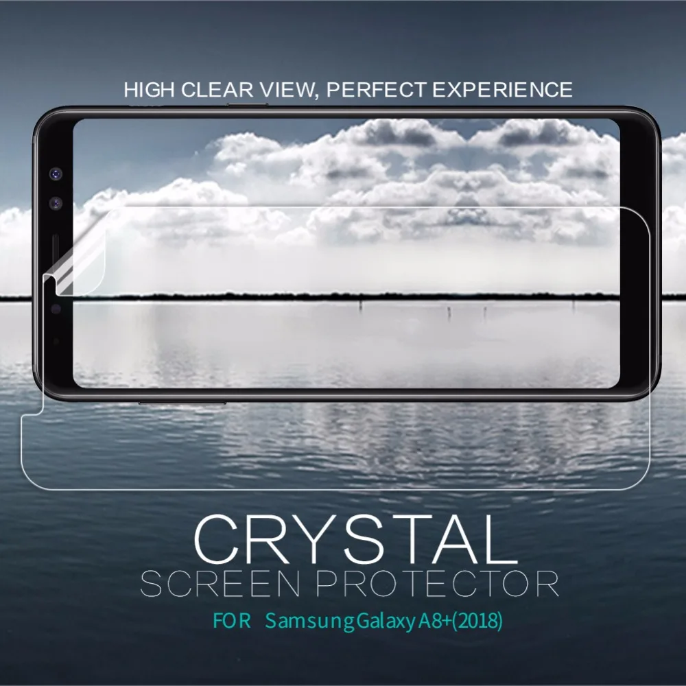 2 шт./лот Защита экрана для Samsung Galaxy A8 Plus 2018 NILLKIN Супер прозрачная или матовая