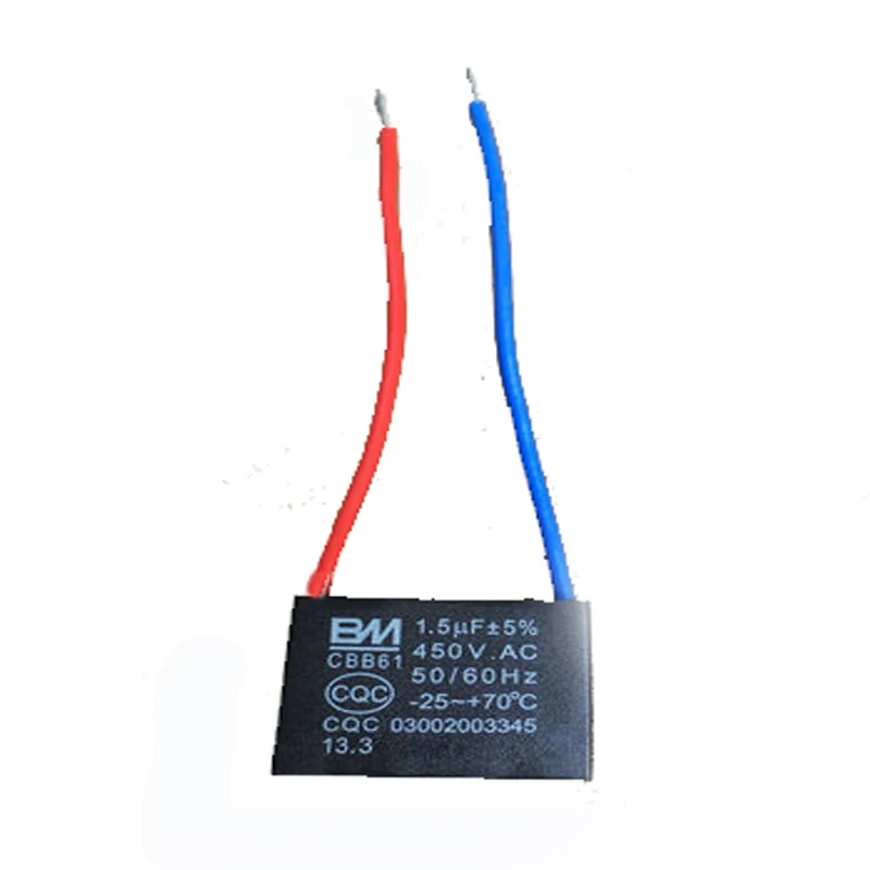 

CBB61 fan start capacitor 450V 1.5F -2
