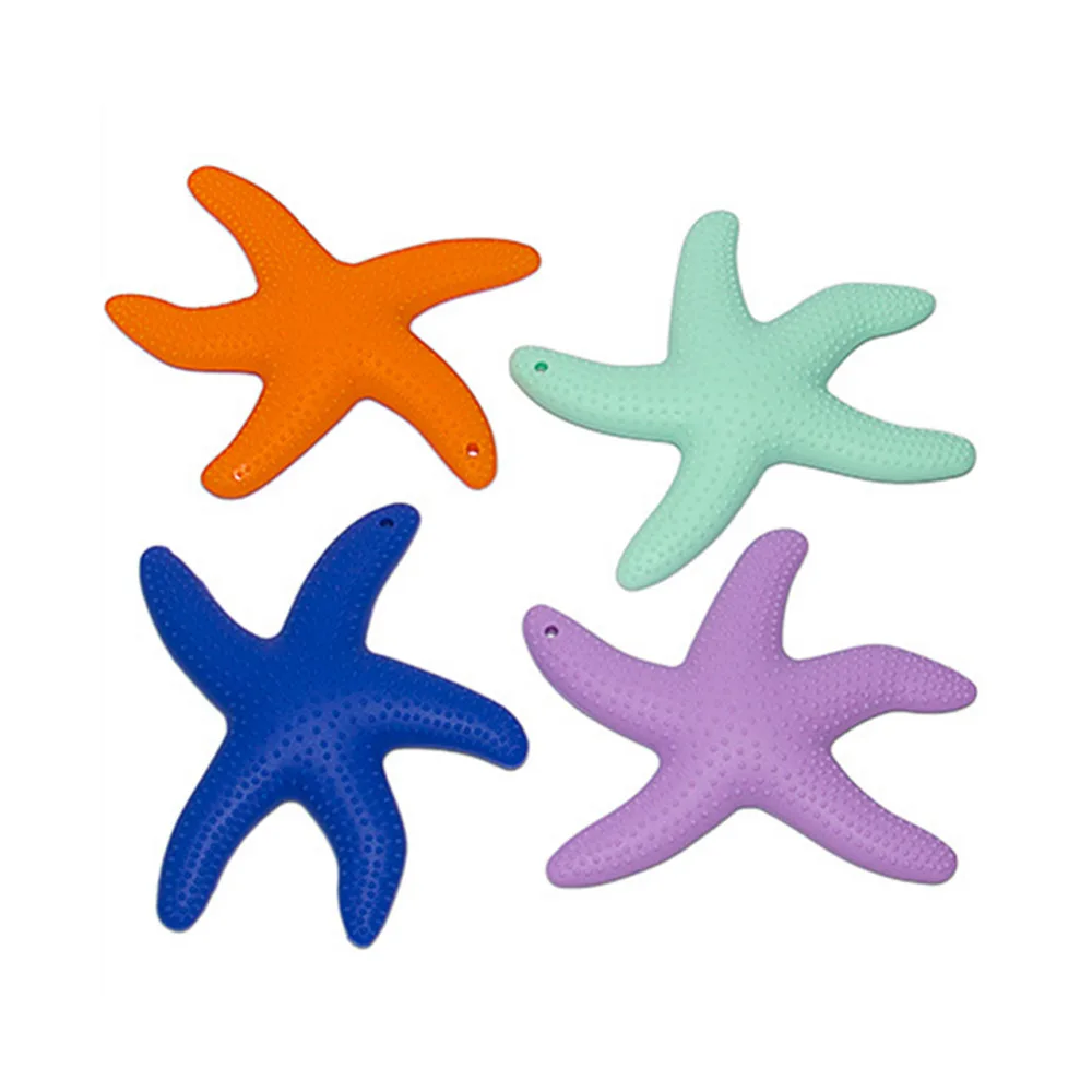 Силиконовая пустышка Starfish без BPA безопасный для детей Прорезыватель зубов укуса