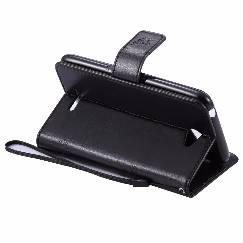 Магнитный чехол кошелек с откидной крышкой кожаный для Sony Xperia E4 Dual E2115 E2105 3D