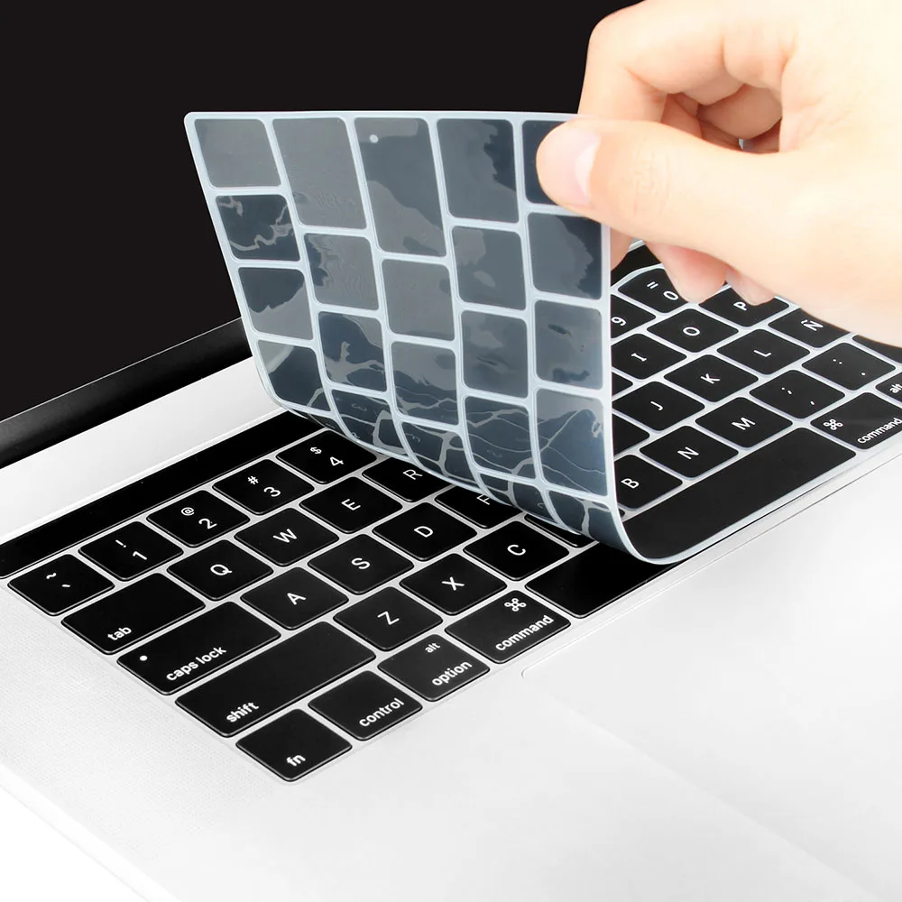 Мягкий силиконовый чехол для клавиатуры EU Enter нового Macbook Pro 13 дюймовая 15 модель с