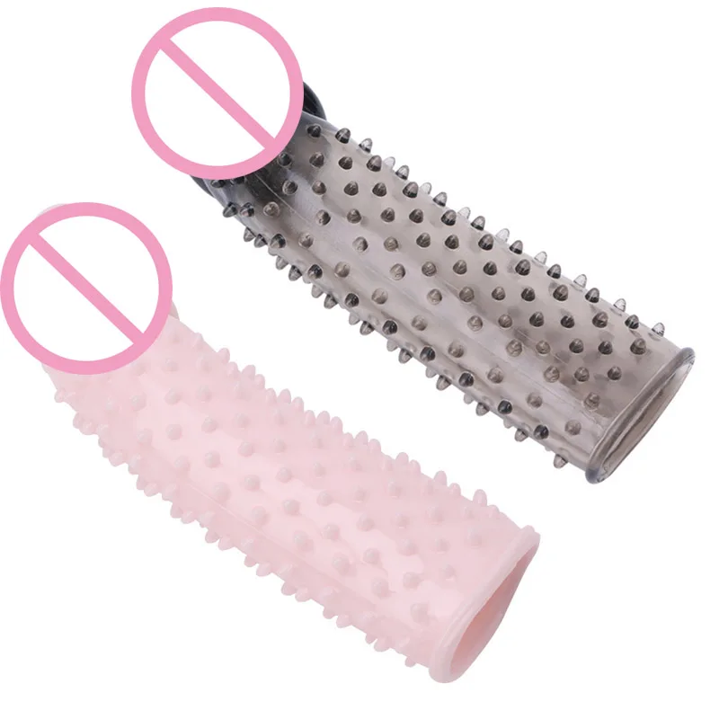 Силиконовый презерватив мужской удлинитель палка для взрослых массажер