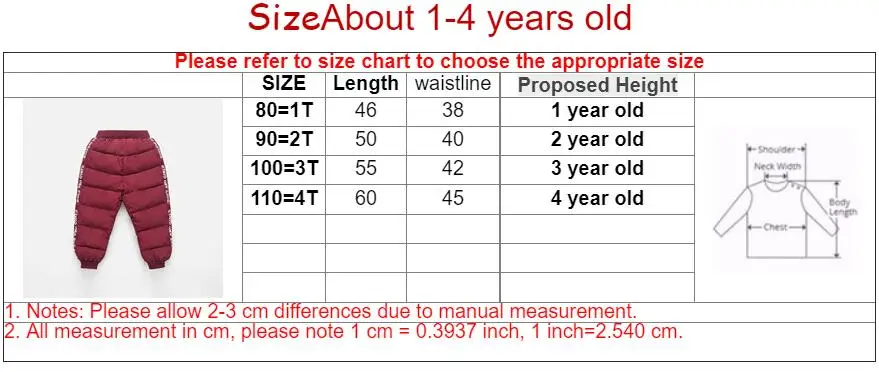 Children Pants For Girls Leggings Cotton Warm Winter Toddler Trousers Boys Pants Waterproof Kids Pants Outwear Baby Ski Pants