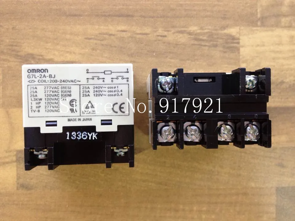 

[ZOB] Оригинальный G7L-2A-BJ 200-240VAC 25A (подлинный) Реле -- 5 шт/лот