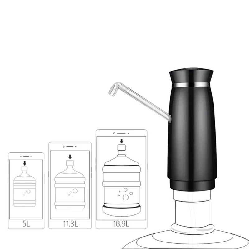 TUANSING USB быстрая зарядка диспенсер для водяного насоса Электрическая