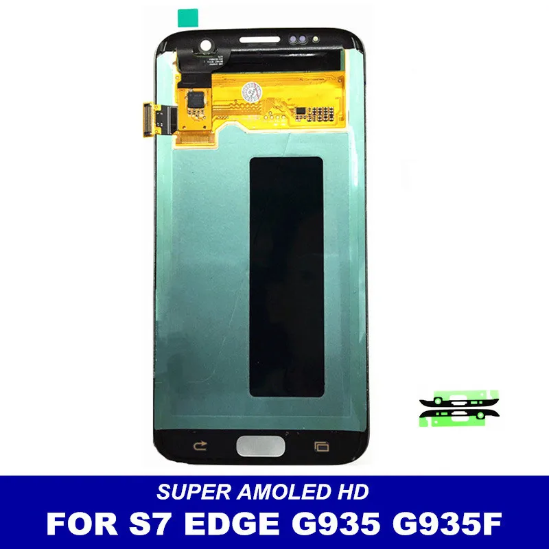 Замена AMOLED LCDs для Samsung Galaxy S7 Edge G935F G935A G935FD G935P ЖК дисплей сенсорный экран