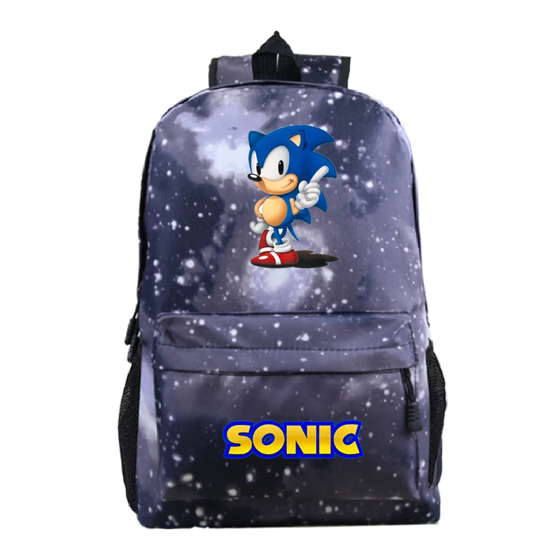 25 Sonic рюкзак, школьные сумки, модный шаблон, для студентов, для мальчиков и девочек, рюкзак для мужчин и женщин, рюкзак для ноутбука - Цвет: 25
