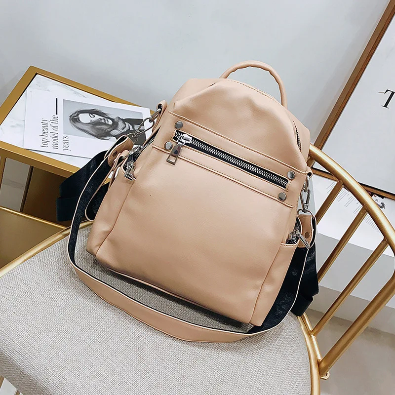 Aliwood 2023 Women Backpack For Adolescent Girls PU Leather Brand Female Small School Backpacks Shoulder Bags Rucksack Daypacks