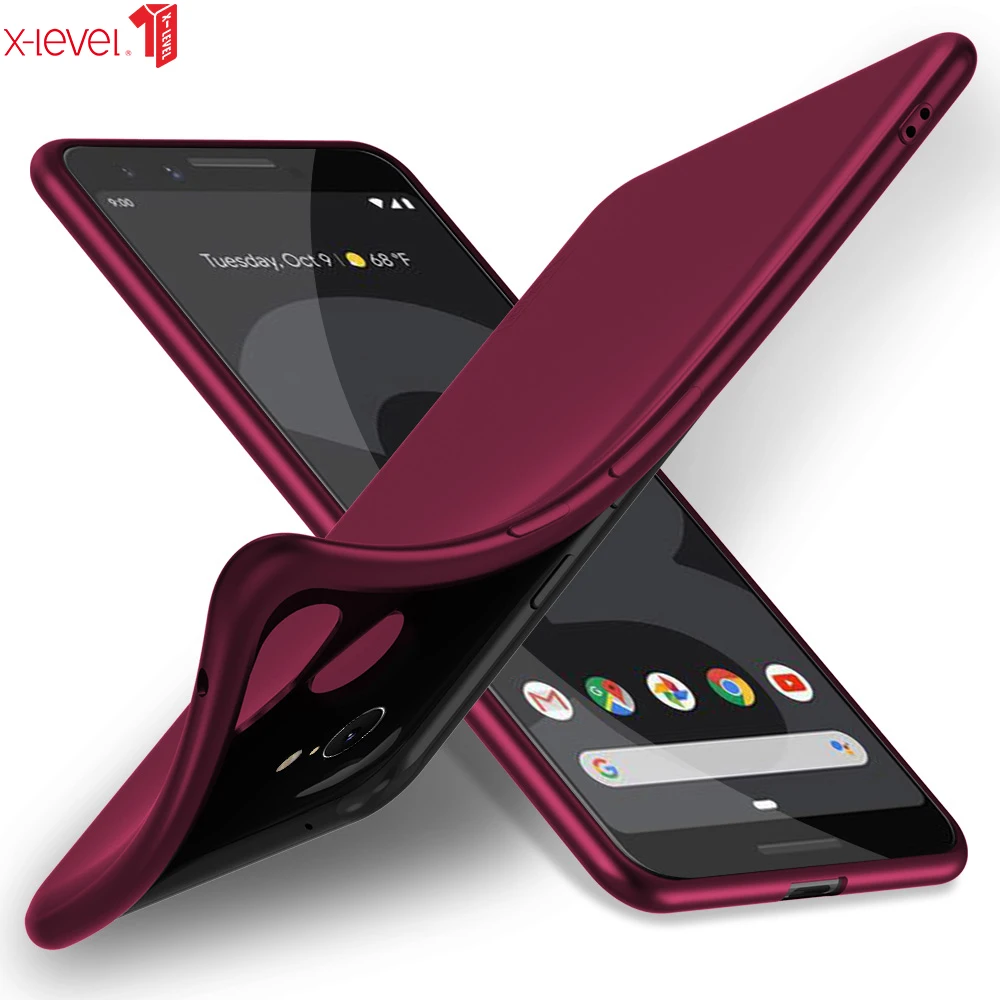 For Google Pixel 3 Case 2 XL Cover On Pixel3 Pixel2 3a Original Silicone Protective Soft Shell |