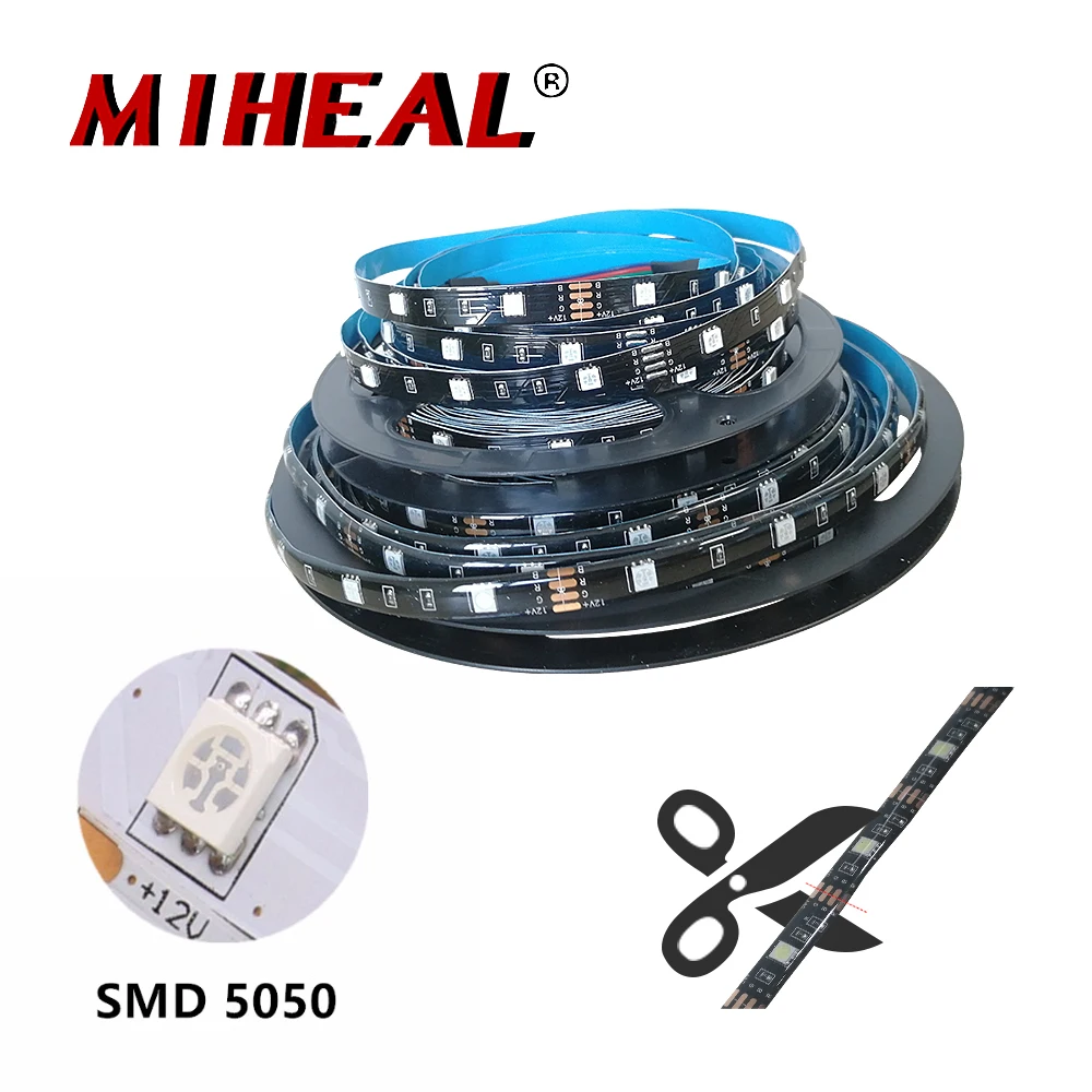 Светодиодная ленсветильник с Wi Fi 12 В постоянного тока SMD 5050 музыкальсветодиодный