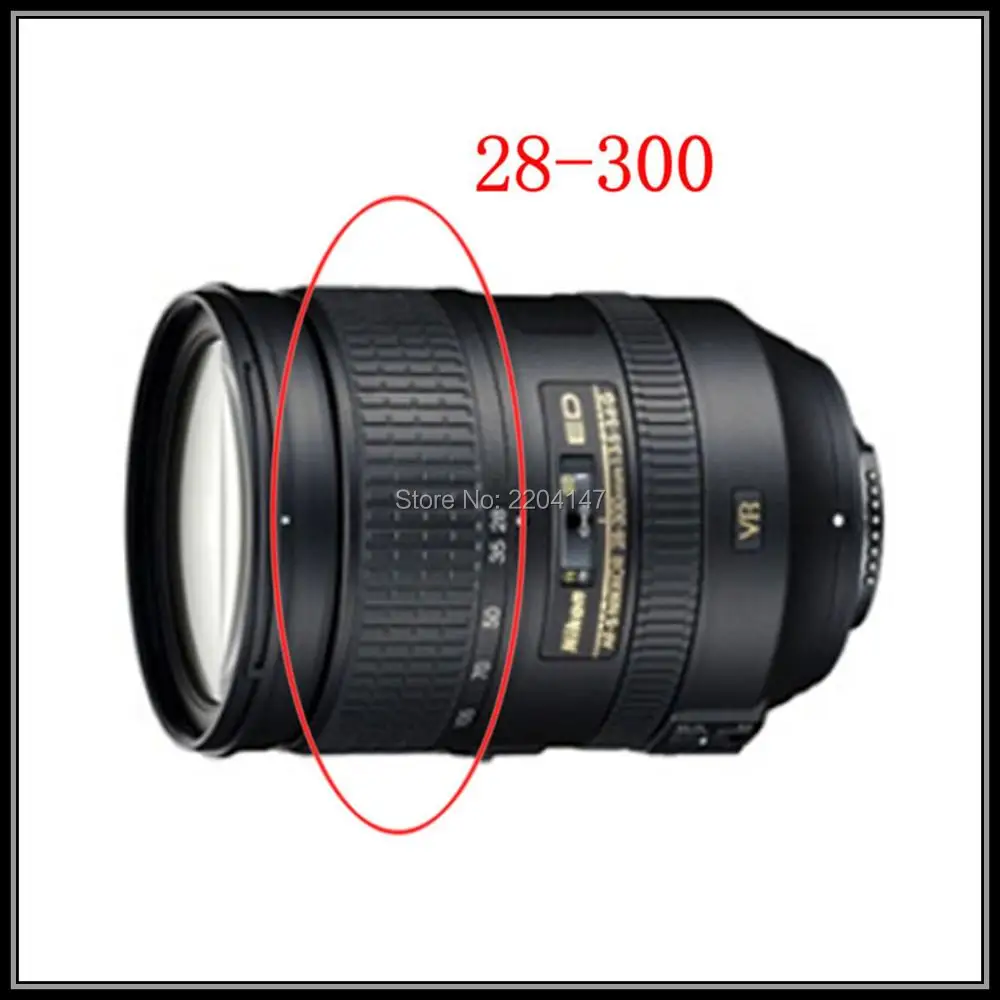 

Наивысшее качество; Новинка объектив Zoom Rubber Ring резиновое рупорное резина для Nikon AF-S 28-300 мм 28-300mm f/3,5-5,6G ED VR Запасная часть