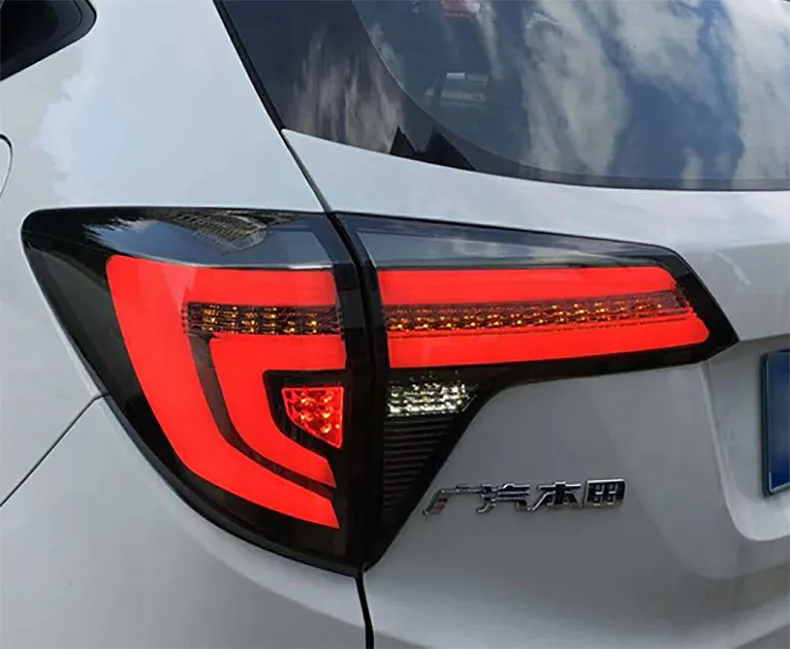 2018 2019 задние фонари Carbo для Honda Vezel HRV фары DRL + тормоз сигнальная лампа|Фара авто в