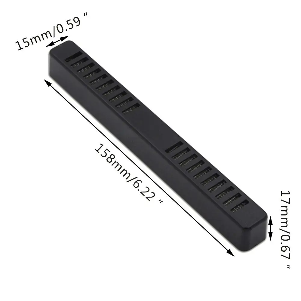 Rectangular Portable Smoking Cigar Humidor Black Color Tobacco Humidifier Tobacco Moisture Strip Cigar Tool Cigarette Box