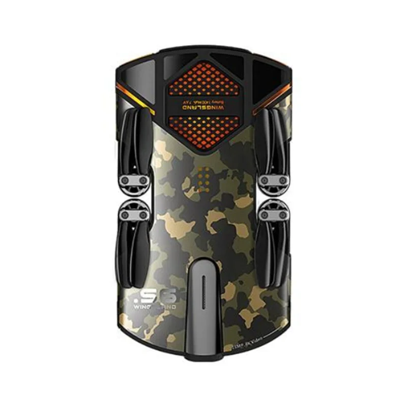 Camouflage Wingsland S6 gps Wi-Fi приложение управление 4K UHD камера складная рука Карманный селфи Дрон WiFi FPV RC Квадрокоптер с дистанционным управлением - Цвет: Camouflage