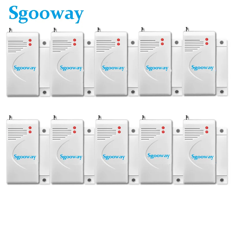 Sgooway 433 МГц беспроводной дверной датчик двери магнитный контактный детектор для gsm sms wifi сигнализация