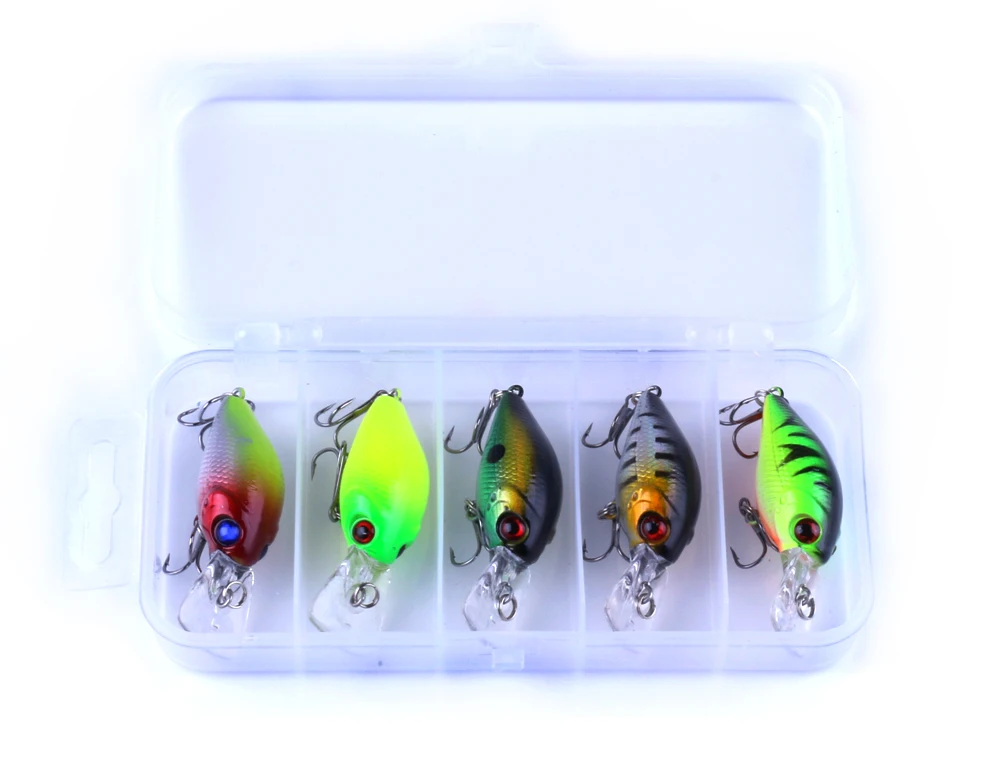 5 шт. набор рыболовных приманок в виде гольяна 4 2 г|fishing lure|bait crankbaitlure kit |