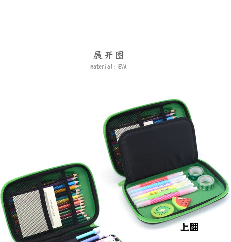 Пенал Единорог EVA Estojo Escolar Kalem Kutusu Etui Pencilcase Papelaria Box Estuche Lapices School Shark Astuccio Scuola